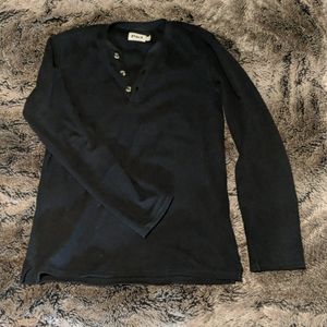 Pact Waffle Knit Organic Cotton Long Sleeve Henley